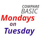 Mondays on Tuesday - Compare Basic